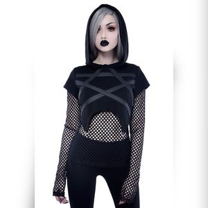 Killstar Witchnet Hooded Top